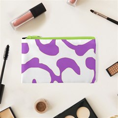 Abstract Pattern Purple Swirl T- Shirt Abstract Pattern Purple Swirl T- Shirt Cosmetic Bag (xs) by EnriqueJohnson