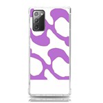 Abstract Pattern Purple Swirl T- Shirt Abstract Pattern Purple Swirl T- Shirt Samsung Galaxy Note 20 TPU UV Case Front