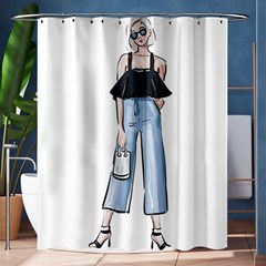 Let’s Go Shower Curtain 60  X 72  (medium)  by SychEva