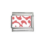 Abstract Pattern Red Swirl T- Shirt Abstract Pattern Red Swirl T- Shirt Italian Charm (9mm) Front