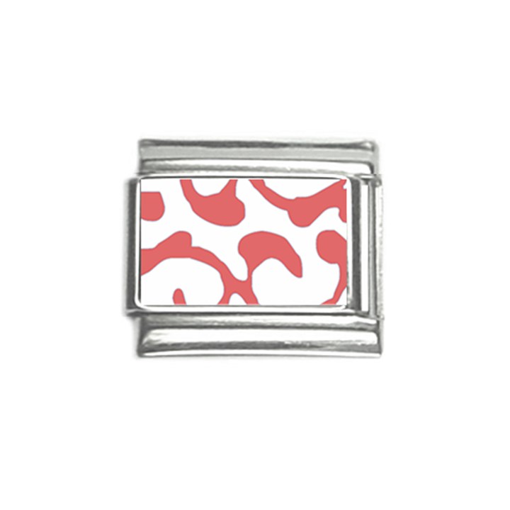 Abstract Pattern Red Swirl T- Shirt Abstract Pattern Red Swirl T- Shirt Italian Charm (9mm)