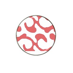 Abstract Pattern Red Swirl T- Shirt Abstract Pattern Red Swirl T- Shirt Hat Clip Ball Marker (10 Pack) by EnriqueJohnson