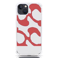 Abstract Pattern Red Swirl T- Shirt Abstract Pattern Red Swirl T- Shirt Iphone 13 Tpu Uv Print Case by EnriqueJohnson