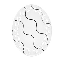 Abstract Pattern T- Shirt Abstract Pattern T- Shirt Oval Filigree Ornament (two Sides)