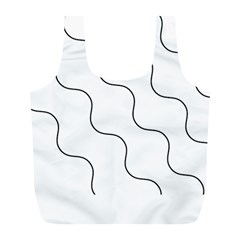 Abstract Pattern T- Shirt Abstract Pattern T- Shirt Full Print Recycle Bag (l)