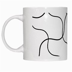 Abstract Pattern T- Shirt Abstract Pattern2 White Mug by EnriqueJohnson