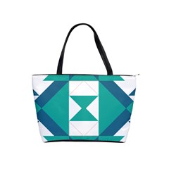 Abstract Pattern T- Shirt Hourglass Pattern Classic Shoulder Handbag by EnriqueJohnson