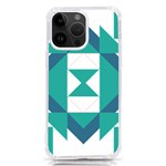 Abstract Pattern T- Shirt Hourglass Pattern iPhone 14 Pro Max TPU UV Print Case Front