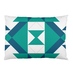 Abstract Pattern T- Shirt Hourglass Pattern Pillow Case by EnriqueJohnson