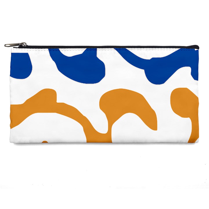 Abstract Swirl Gold And Blue Pattern T- Shirt Abstract Swirl Gold And Blue Pattern T- Shirt Pencil Case