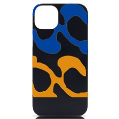 Abstract Swirl Gold And Blue Pattern T- Shirt Abstract Swirl Gold And Blue Pattern T- Shirt Iphone 14 Plus Black Uv Print Case by EnriqueJohnson