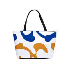 Abstract Swirl Gold And Blue Pattern T- Shirt Abstract Swirl Gold And Blue Pattern T- Shirt Classic Shoulder Handbag by EnriqueJohnson