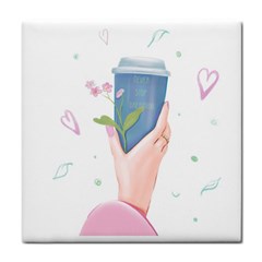 Never Stop Dreaming Tile Coaster by SychEva