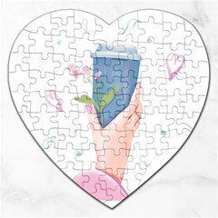 Never Stop Dreaming Jigsaw Puzzle (heart) by SychEva