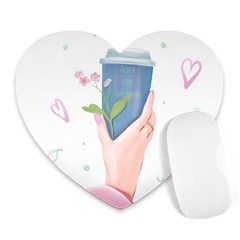 Never Stop Dreaming Heart Mousepad by SychEva