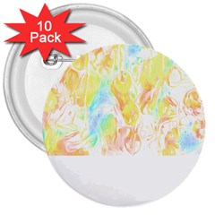 Abstract T- Shirt Abstract Colored Background T- Shirt 3  Buttons (10 Pack)  by EnriqueJohnson