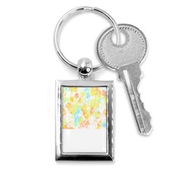 Abstract T- Shirt Abstract Colored Background T- Shirt Key Chain (rectangle) by EnriqueJohnson