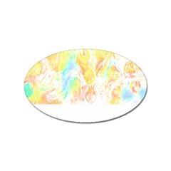 Abstract T- Shirt Abstract Colored Background T- Shirt Sticker Oval (10 Pack) by EnriqueJohnson