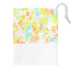 Abstract T- Shirt Abstract Colored Background T- Shirt Drawstring Pouch (4xl) by EnriqueJohnson