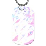 Abstract T- Shirt Abstract Colourful Aesthetic Beautiful Dream Love Romantic Dark Design Vintage But Dog Tag (One Side) Front