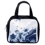 Abstract T- Shirt Abstract Colourful Aesthetic Beautiful Dream Love Romantic Design Vintage Sea Blue Classic Handbag (One Side) Front