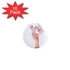 Hand 1 1  Mini Magnet (10 Pack)  by SychEva