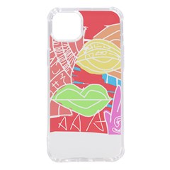 Abstract T- Shirt Aksara T- Shirt Iphone 14 Plus Tpu Uv Print Case