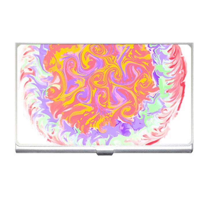 Abstract T- Shirt Circle Beauty In Abstract T- Shirt Business Card Holder