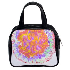 Abstract T- Shirt Circle Beauty In Abstract T- Shirt Classic Handbag (two Sides) by EnriqueJohnson