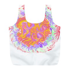 Abstract T- Shirt Circle Beauty In Abstract T- Shirt Full Print Recycle Bag (l) by EnriqueJohnson