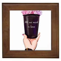 All You Need Is Love 2 Framed Tile by SychEva