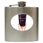 All You Need Is Love 2 Hip Flask (6 oz) Front