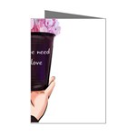 All You Need Is Love 2 Mini Greeting Cards (Pkg of 8) Left