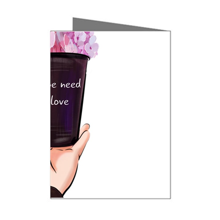 All You Need Is Love 2 Mini Greeting Cards (Pkg of 8)