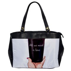 All You Need Is Love 2 Oversize Office Handbag by SychEva