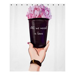 All You Need Is Love 2 Shower Curtain 60  X 72  (medium)  by SychEva