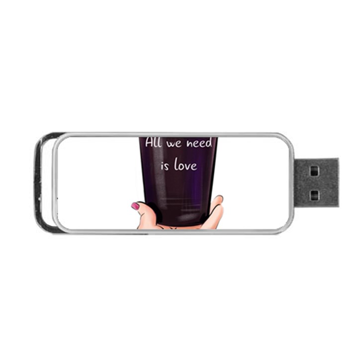 All You Need Is Love 2 Portable USB Flash (One Side)