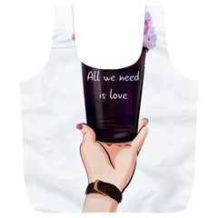 All You Need Is Love 2 Full Print Recycle Bag (xxl) by SychEva