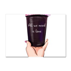 All You Need Is Love 2 Crystal Sticker (a4) by SychEva