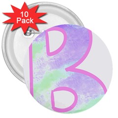 Abstract T- Shirt Cool Abstract Pattern Design 2 3  Buttons (10 Pack) 