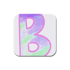 Abstract T- Shirt Cool Abstract Pattern Design 2 Rubber Square Coaster (4 pack)