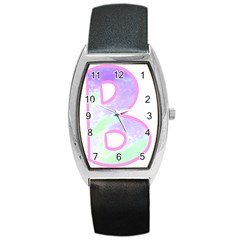 Abstract T- Shirt Cool Abstract Pattern Design 2 Barrel Style Metal Watch