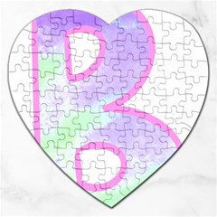 Abstract T- Shirt Cool Abstract Pattern Design 2 Jigsaw Puzzle (Heart)