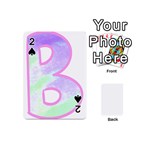 Abstract T- Shirt Cool Abstract Pattern Design 2 Playing Cards 54 Designs (Mini) Front - Spade2