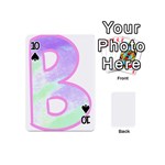 Abstract T- Shirt Cool Abstract Pattern Design 2 Playing Cards 54 Designs (Mini) Front - Spade10