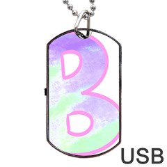 Abstract T- Shirt Cool Abstract Pattern Design 2 Dog Tag USB Flash (One Side)