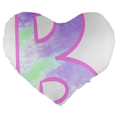 Abstract T- Shirt Cool Abstract Pattern Design 2 Large 19  Premium Heart Shape Cushions