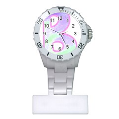 Abstract T- Shirt Cool Abstract Pattern Design 2 Plastic Nurses Watch