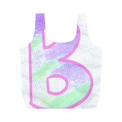 Abstract T- Shirt Cool Abstract Pattern Design 2 Full Print Recycle Bag (M)