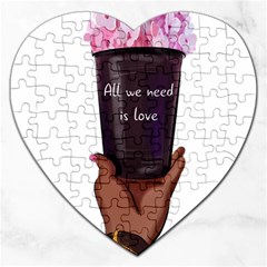 All You Need Is Love 1 Jigsaw Puzzle (heart) by SychEva